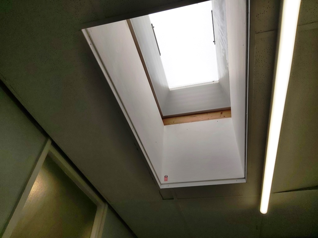 Asbestos refurbishment survey site photo Morley Leeds school
